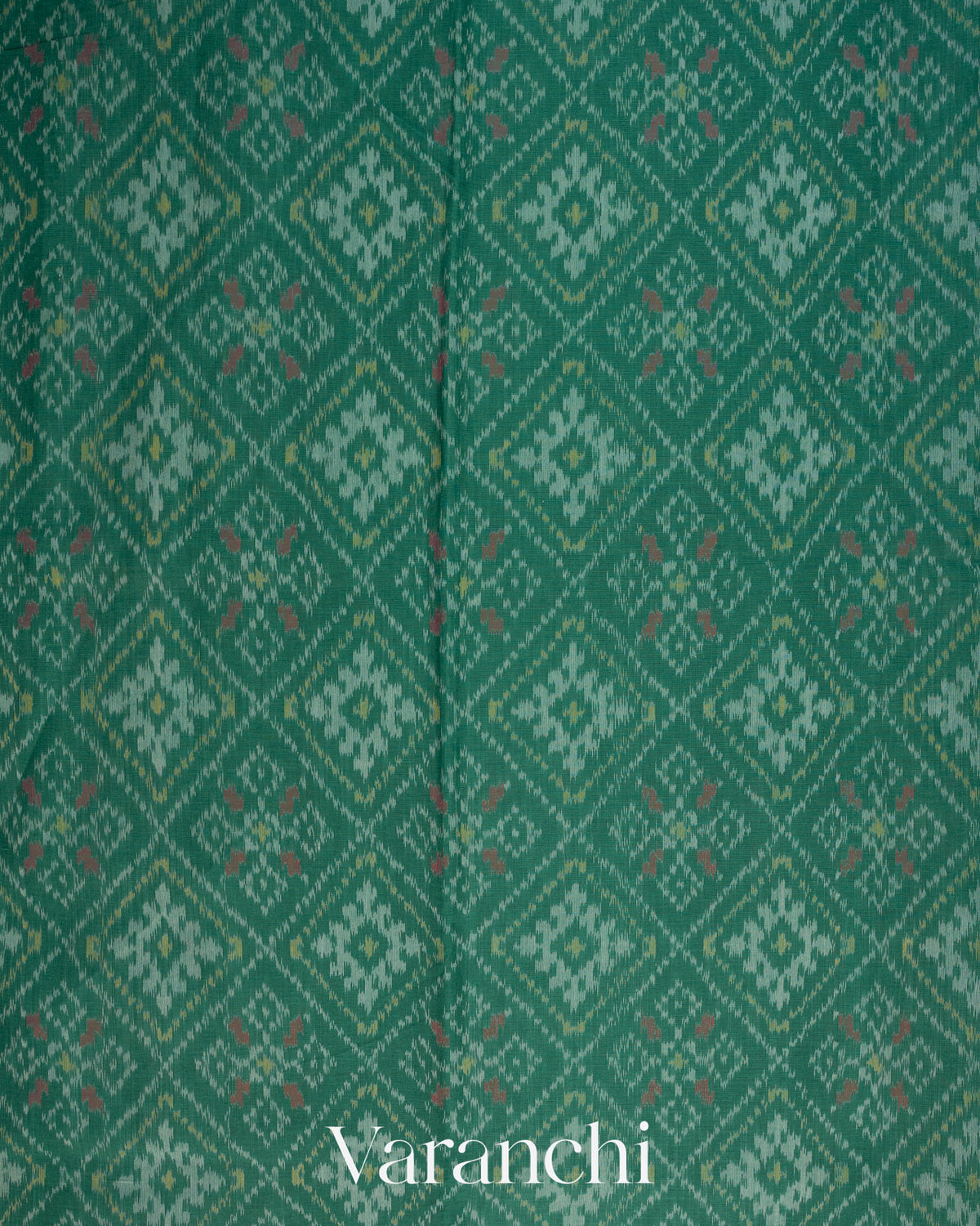 Bottle Green Pure Rajkot Patola Silk Handloom Saree