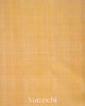 Cream Pure Rajkot Patola Silk Handloom Saree