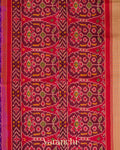 Purple Pure Rajkot Patola Silk Handloom Saree