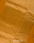 Mustard Yellow Pure Raw Silk Handloom Saree