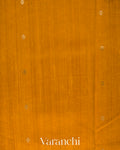 Mustard Yellow Pure Raw Silk Handloom Saree