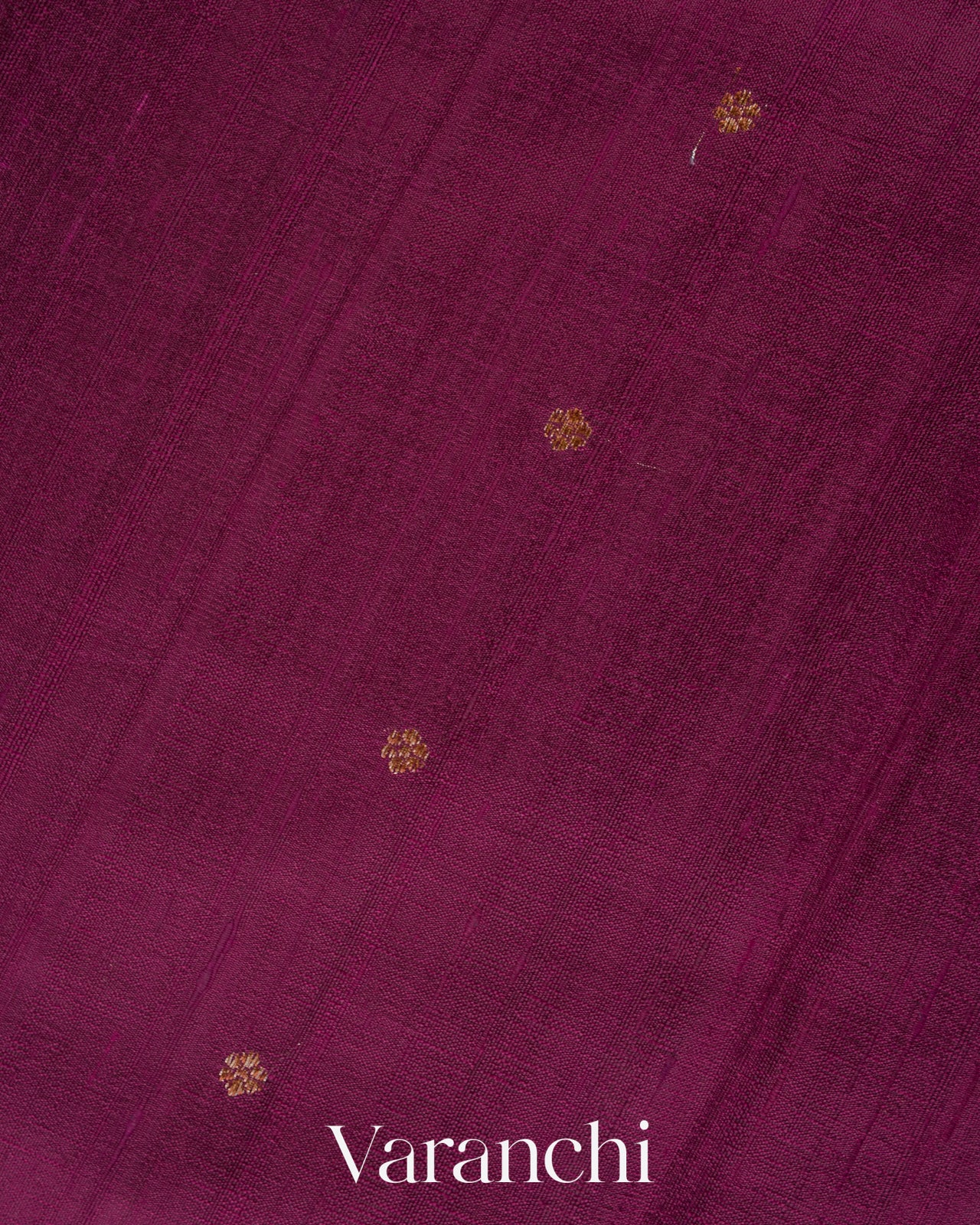 Mulberry Wine Pure Raw Silk Handloom Saree