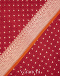 Maroon Pure Tanchoi Katan Silk Handloom Saree