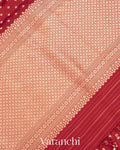 Maroon Pure Tanchoi Katan Silk Handloom Saree