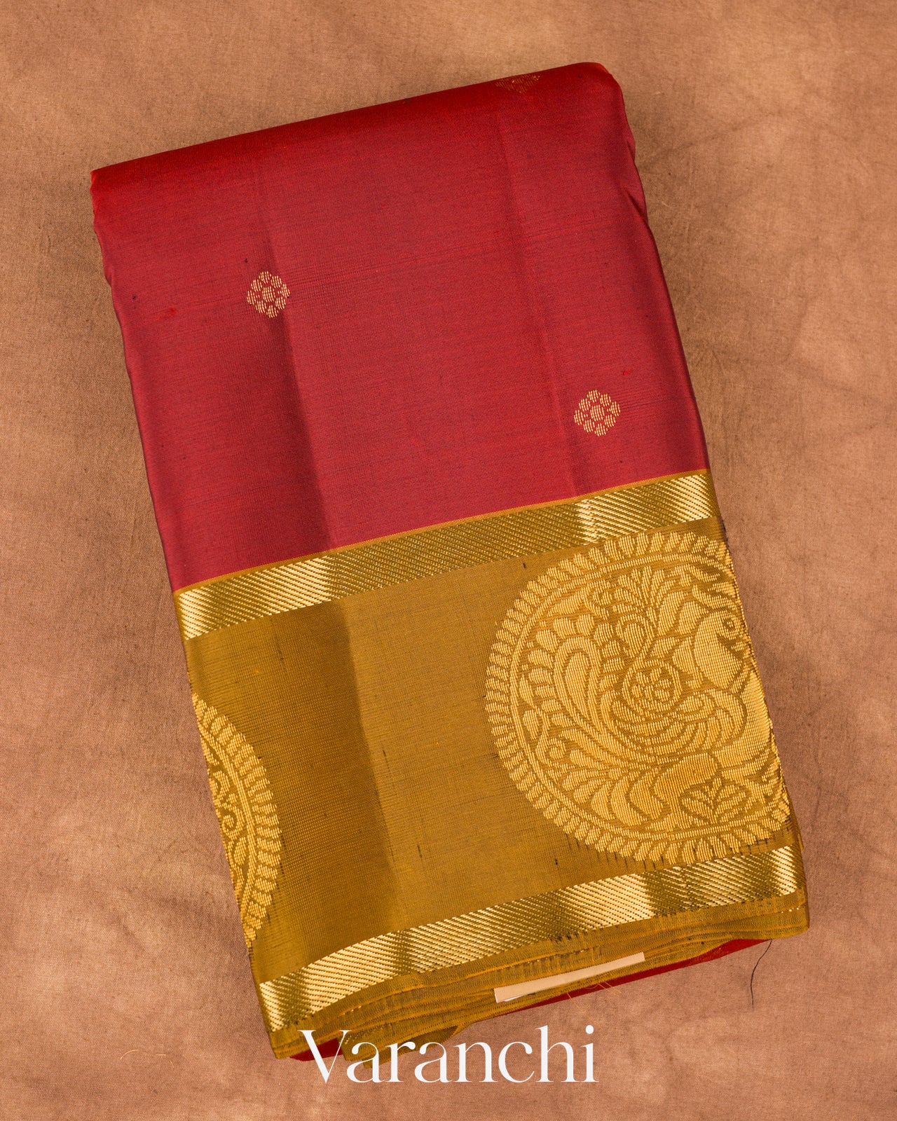 Maroon Pure Soft Silk Handloom Saree