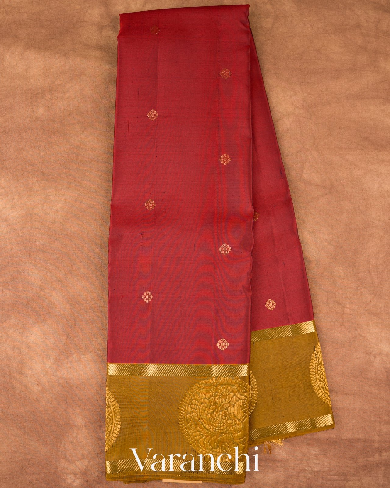 Maroon Pure Soft Silk Handloom Saree