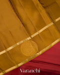 Maroon Pure Soft Silk Handloom Saree