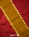 Maroon Pure Soft Silk Handloom Saree