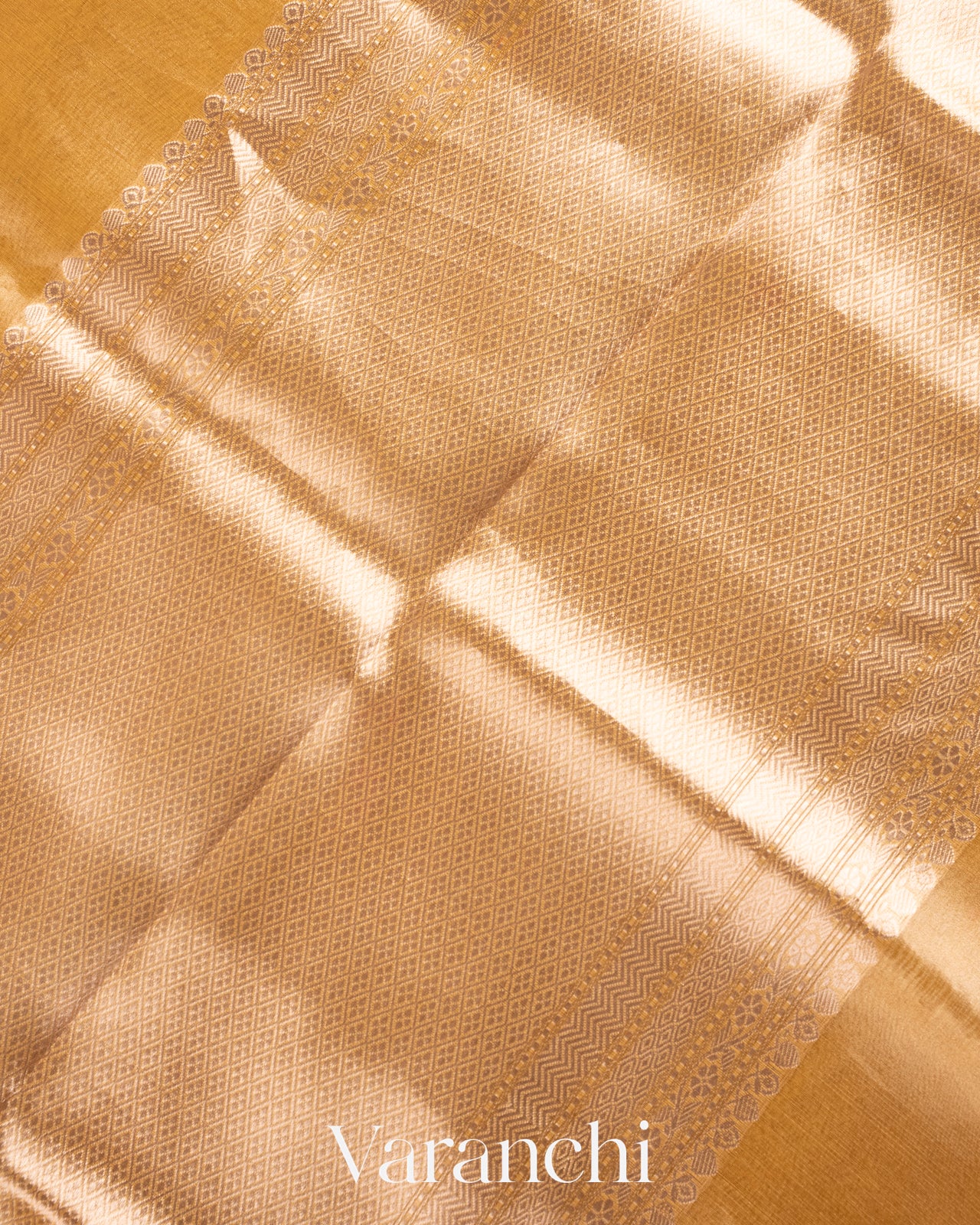 Butter Yellow Pure Tissue Kora Silk Handloom Saree