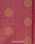 Onion Pink Pure Tussar Silk Saree