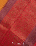 Turmeric Yellow Pure Tussar Silk Handloom Saree