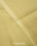 Peach and Light Yellow Ombre-dyed Pure Mysore Crepe Silk Saree