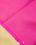 Light Yellow Ombre Pure Mysore Crepe Silk Saree