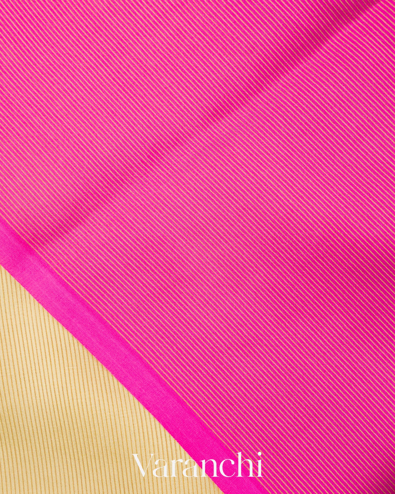Light Yellow Ombre Pure Mysore Crepe Silk Saree