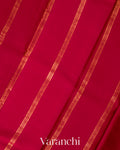 Deep Red Pure Mysore Crepe Silk Saree