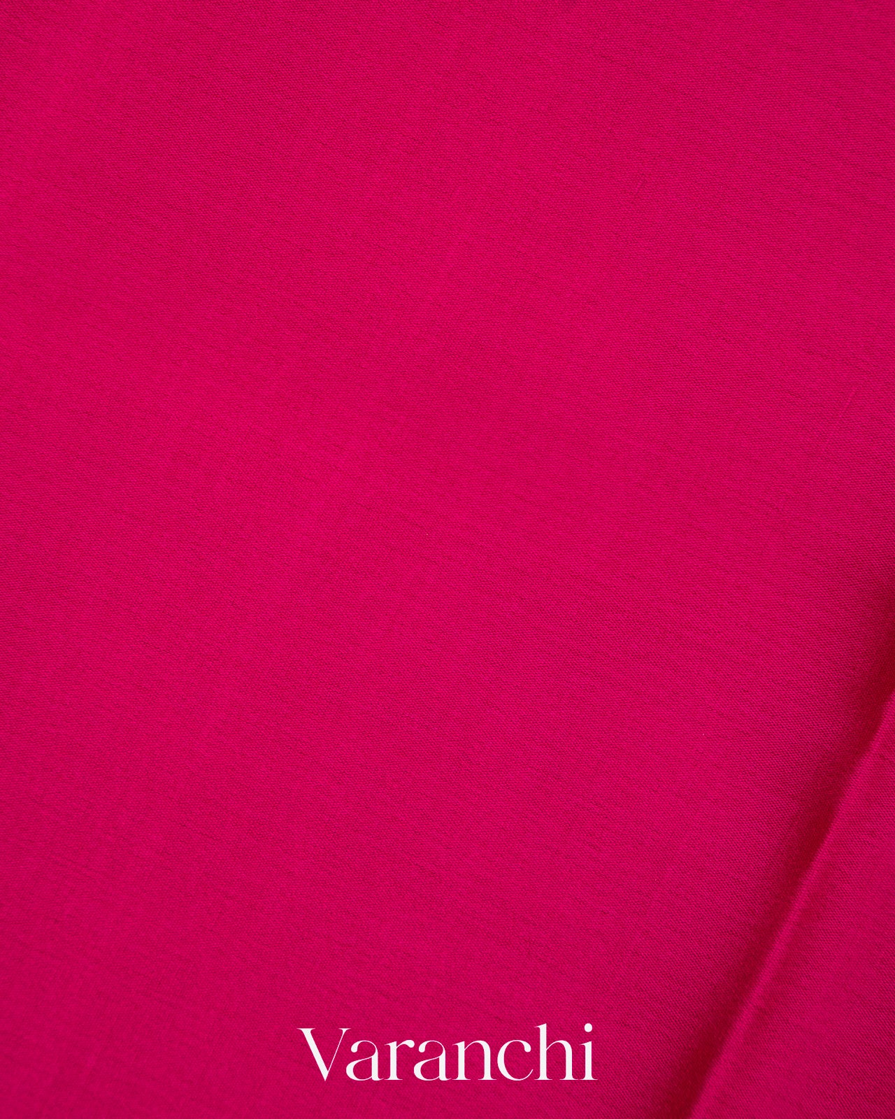 Rani Pink Pure Mysore Crepe Silk Saree