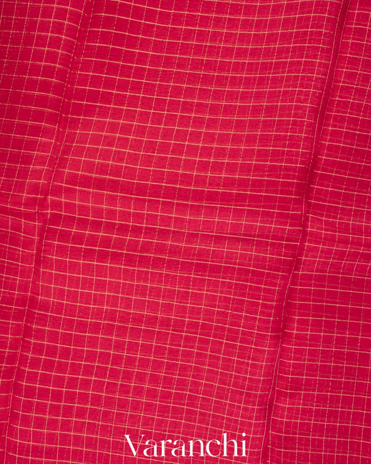 Reddish Pink Pure Crush Kora Silk Saree 