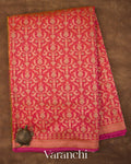 Coral Jamdani Pure Kora Silk Cotton Saree 