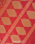 Coral Jamdani Pure Kora Silk Cotton Saree 
