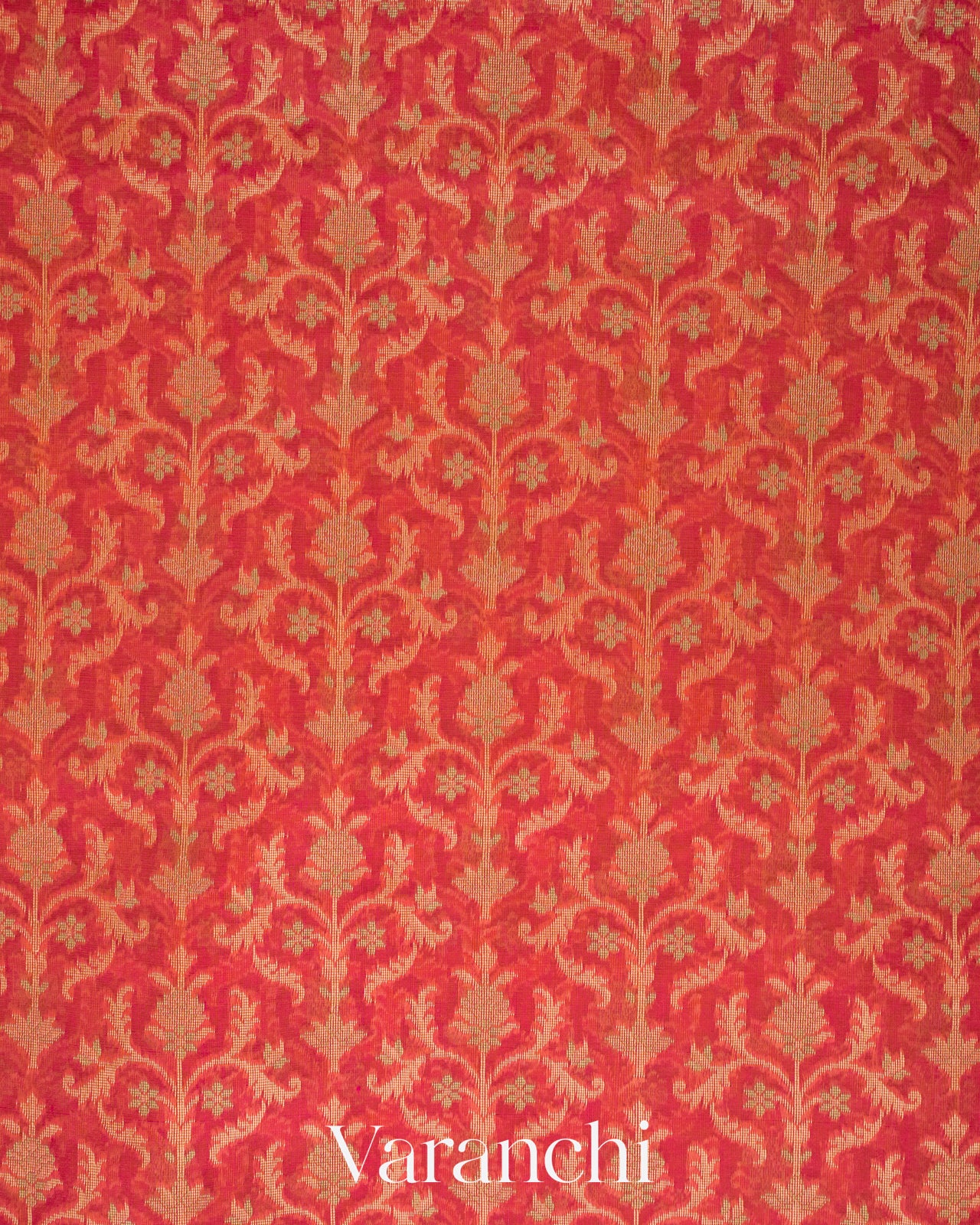 Coral Jamdani Pure Kora Silk Cotton Saree 