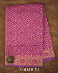Onion Pink Jamdani Pure Kora Silk Cotton Saree 