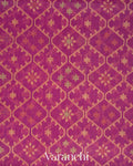 Onion Pink Jamdani Pure Kora Silk Cotton Saree 