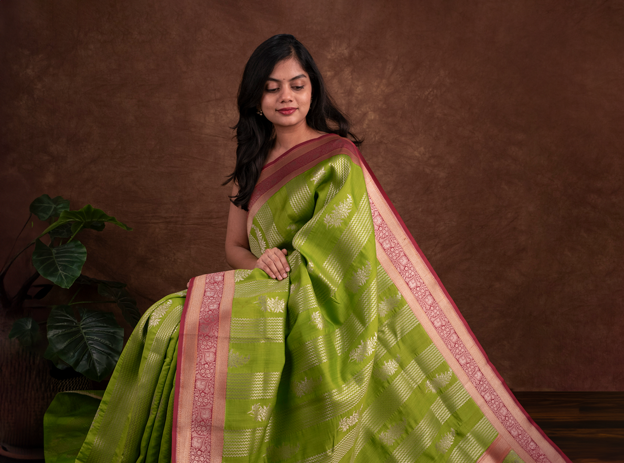 Explore Wide Range Of Premium Silk Sarees | Raw Mango, Dupion, Mashru